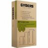 Шкаф 19 напольный 42U GYDERS GDR-426060GMM 600х600х2085 мм, серый, металлические двери