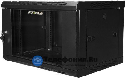 Шкаф монтажный настенный 19" 18U GYDERS GDR-186045B