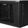 Шкаф настенный 19", 9U GYDERS GDR-96035B стеклянная дверь, черный