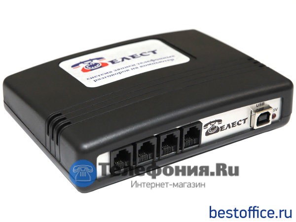 Telest RL4 Система записи телефонных разговоров на компьютер (USB)