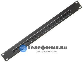 Патч-панель телефонная 19 25 портов RJ-45 категория 3 DUAL IDC SINELLS MFG-5531dual